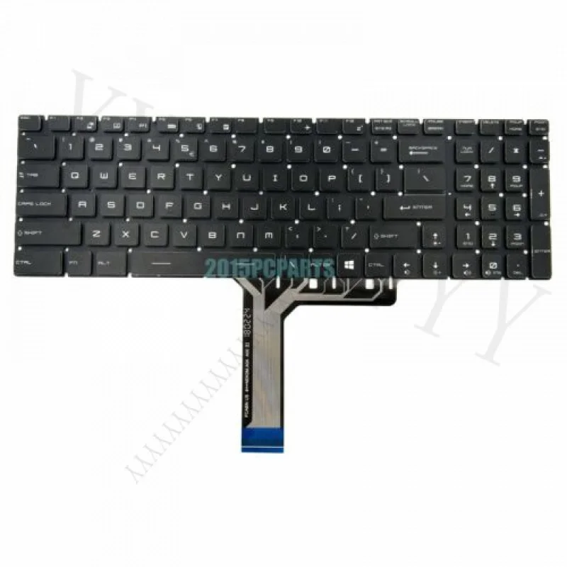 Y+New  for MSI GT76 Titan DT 10SFS 10SGS 9SF 9SFS 9SGS Keyboard Per-Key RGB Backlit US