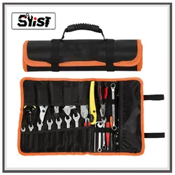 Borsa per utensili, 23 borse per utensili tascabili, borsa per arrotolare utensili multiuso, organizer per avvolgimenti per utensili, custodia per utensili portatile