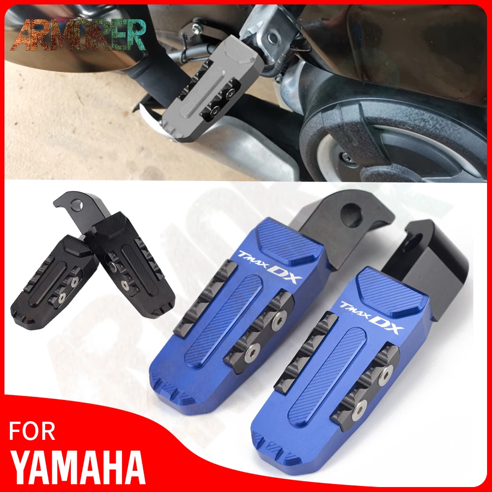 

For YAMAHA TMAX 530 Tmax530 SX DX 2017 2018 2019 2020 Motorcycle high quality CNC Rear Foot Pegs Rests Passenger Footrests