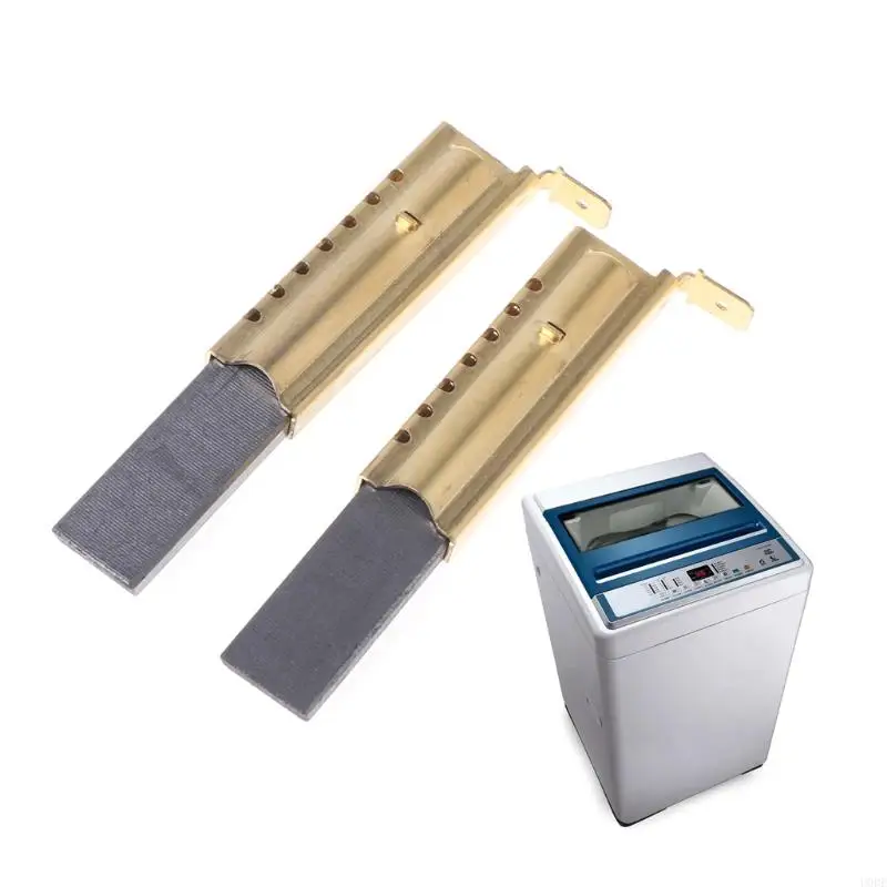 U0DE 1 par cepillos inserción carbono para Motor lavadora útiles L94MF7 para