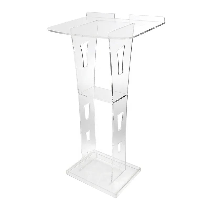 custom.Factory Price ModernDesign Other Commercial Furniture Church Transparent Acrylic Podium Pulpit Lectern
