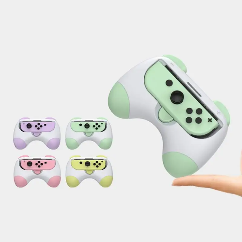 Controlador de Jogo Resistente ao Desgaste, Kit de Mão para Interruptor, Controladores Modelo OLED, Acessórios de Jogo, 1 Par