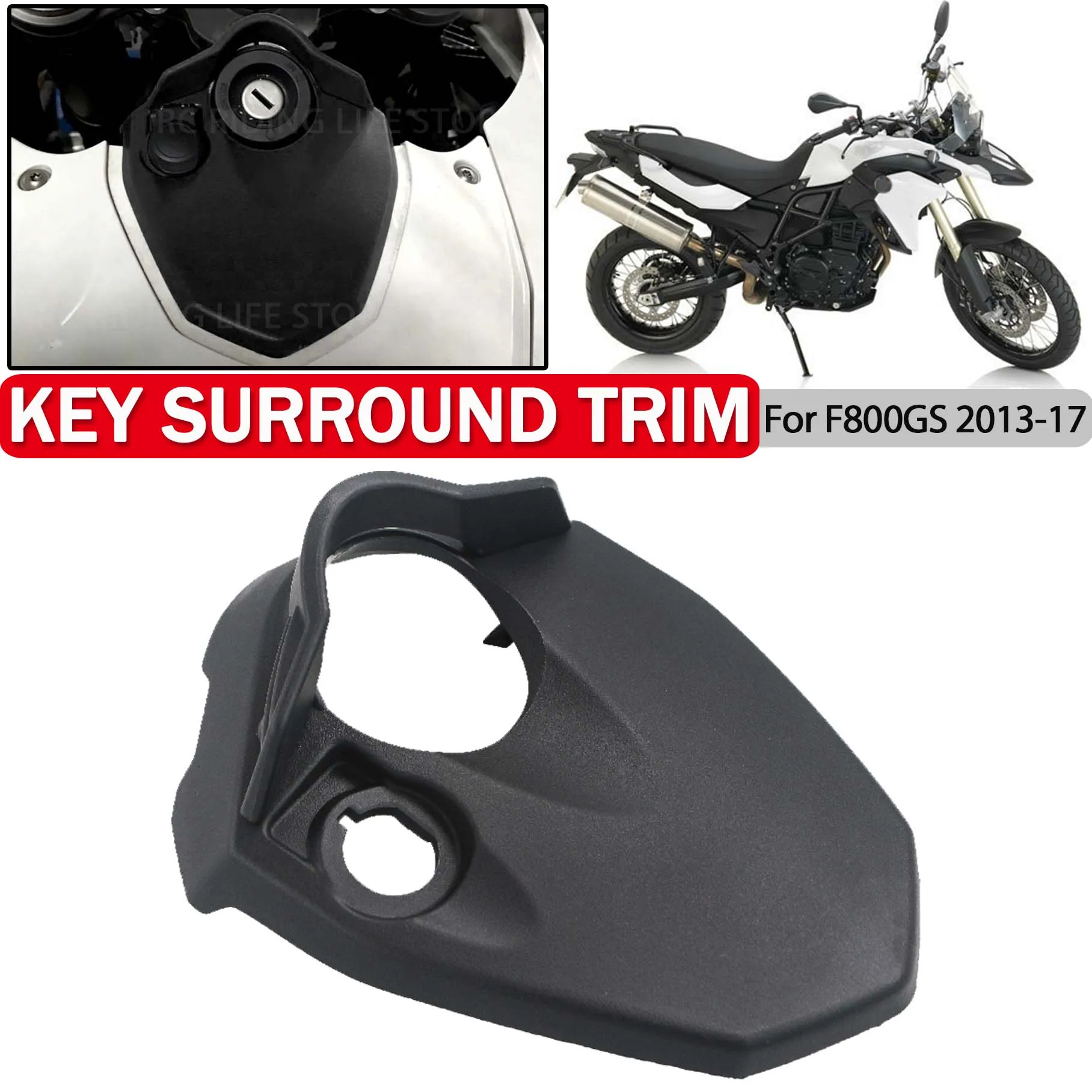 

Motorcycle Ignition Key Surround Trim Panel For BMW F800GS F800 F 800 GS 800GS 2013-2017 Lock Protector Cover Guard Protective
