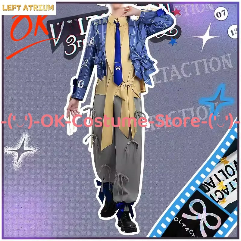 

[Customized Size] NIJISANJI VTuber Sakayori Soma Cosplay Costume VOLTACTION 3rd Anniversary Outfit Halloween Party Uniform Suit