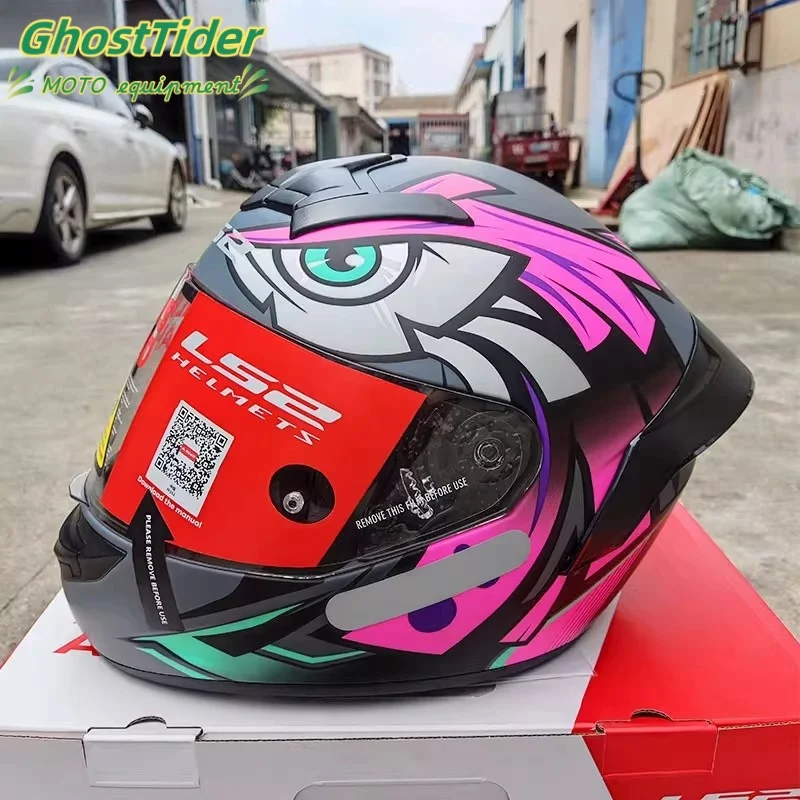 

LS2 Full Face Capacete Masculino Ls2 FF352 Motocross Racing Man Woman Casco Moto Casque No Pump ECE Approved Quality