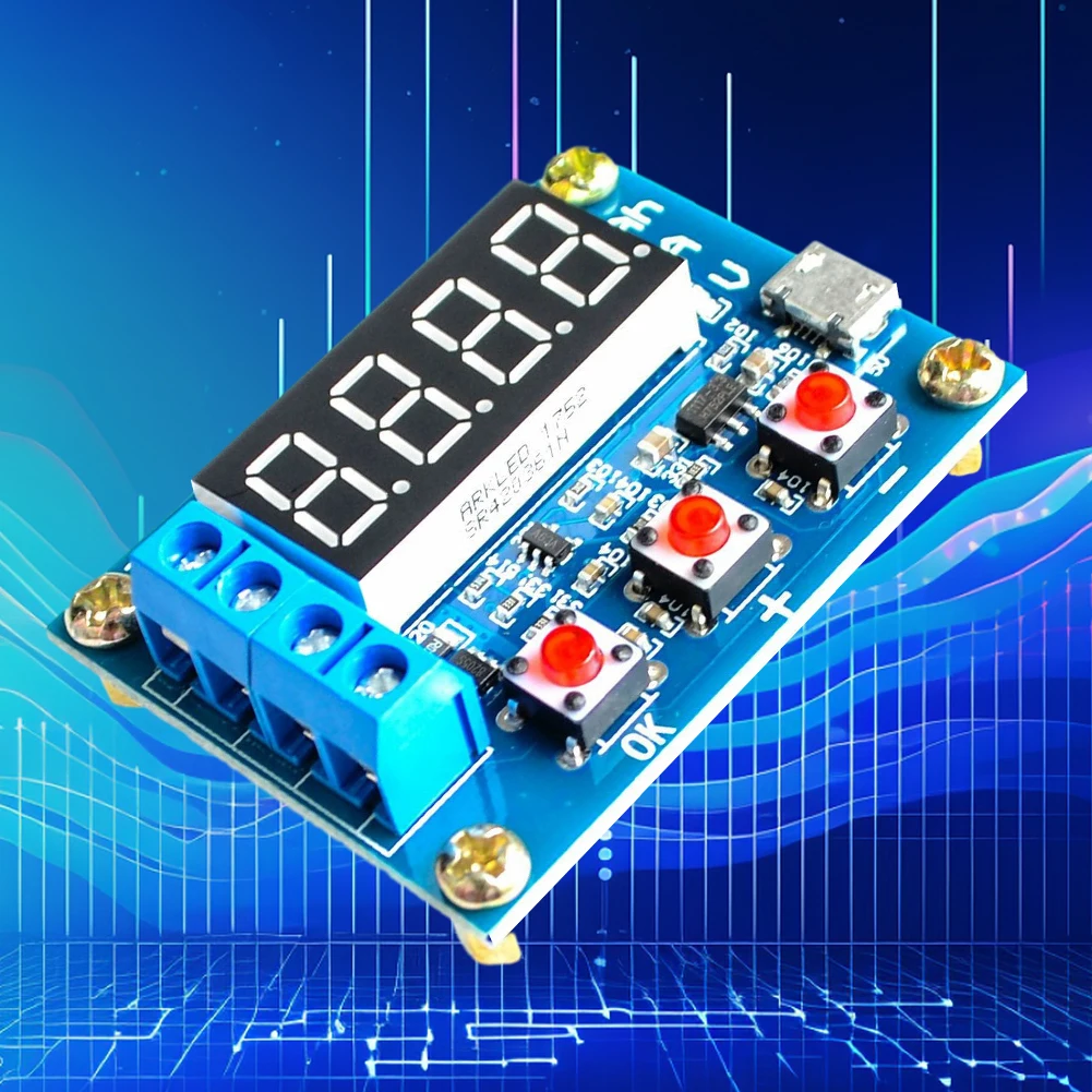 ZB2L3 18650 Lithium Battery Power Supply Test LED Digital Display Discharge Tester Analyzer DC4.5-6V Battery Capacity Meter