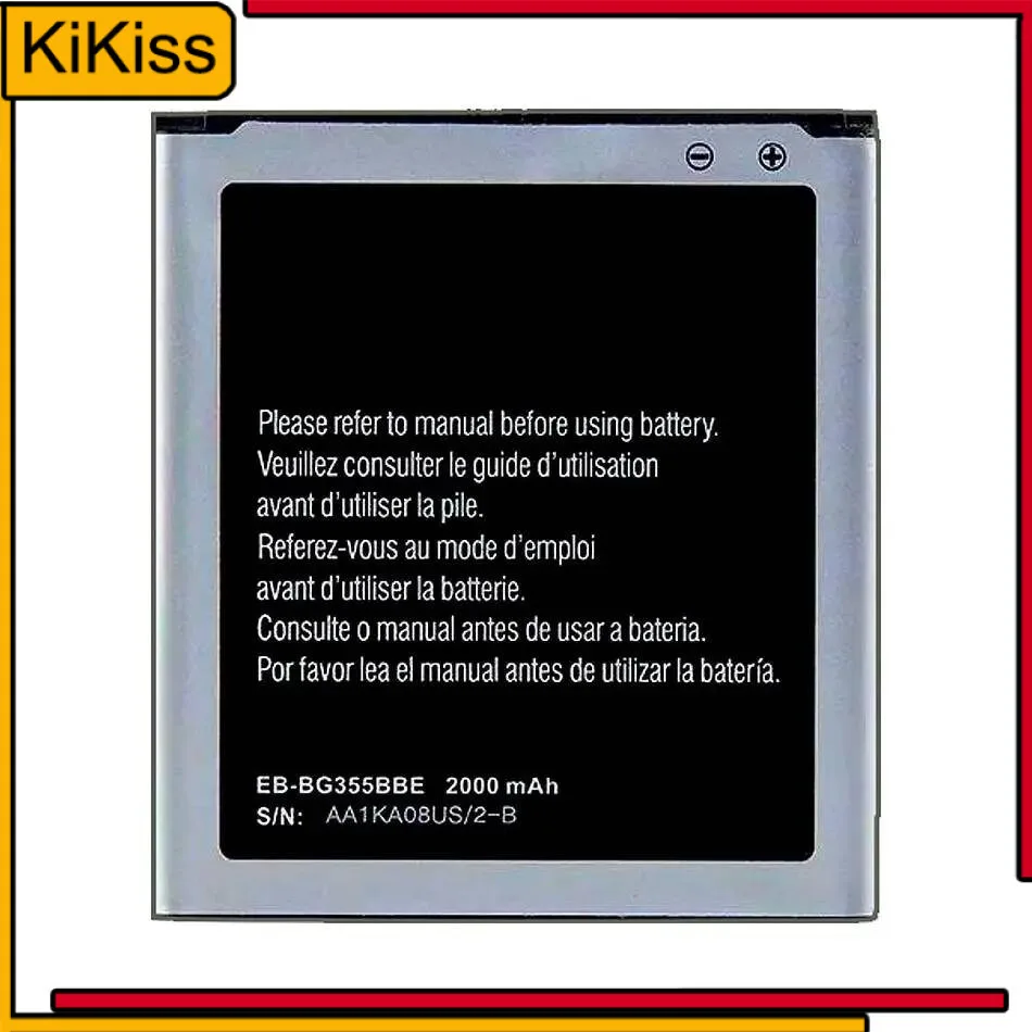 

Long Lasting Mobile Phone Battery EB-BG355BBE For Samsung Galaxy Core 2 G355H G3558 G3556D G355 G3559 SM-G3556D 2000Mah