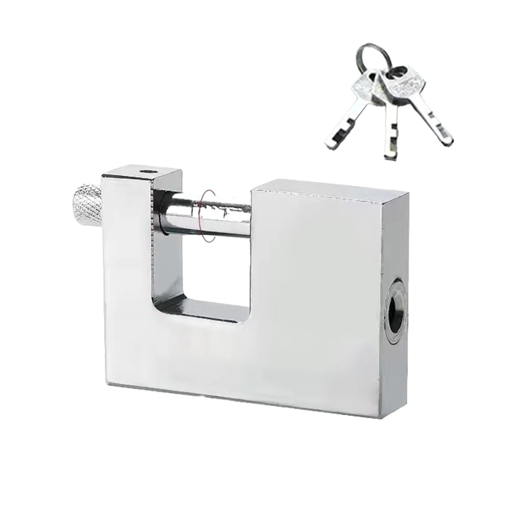 قفل مضاد للسرقة على شكل حرف D، ميزات نشر عالية القوة، تأمين أبواب المرآب، مشاركة مفاتيح إضافية