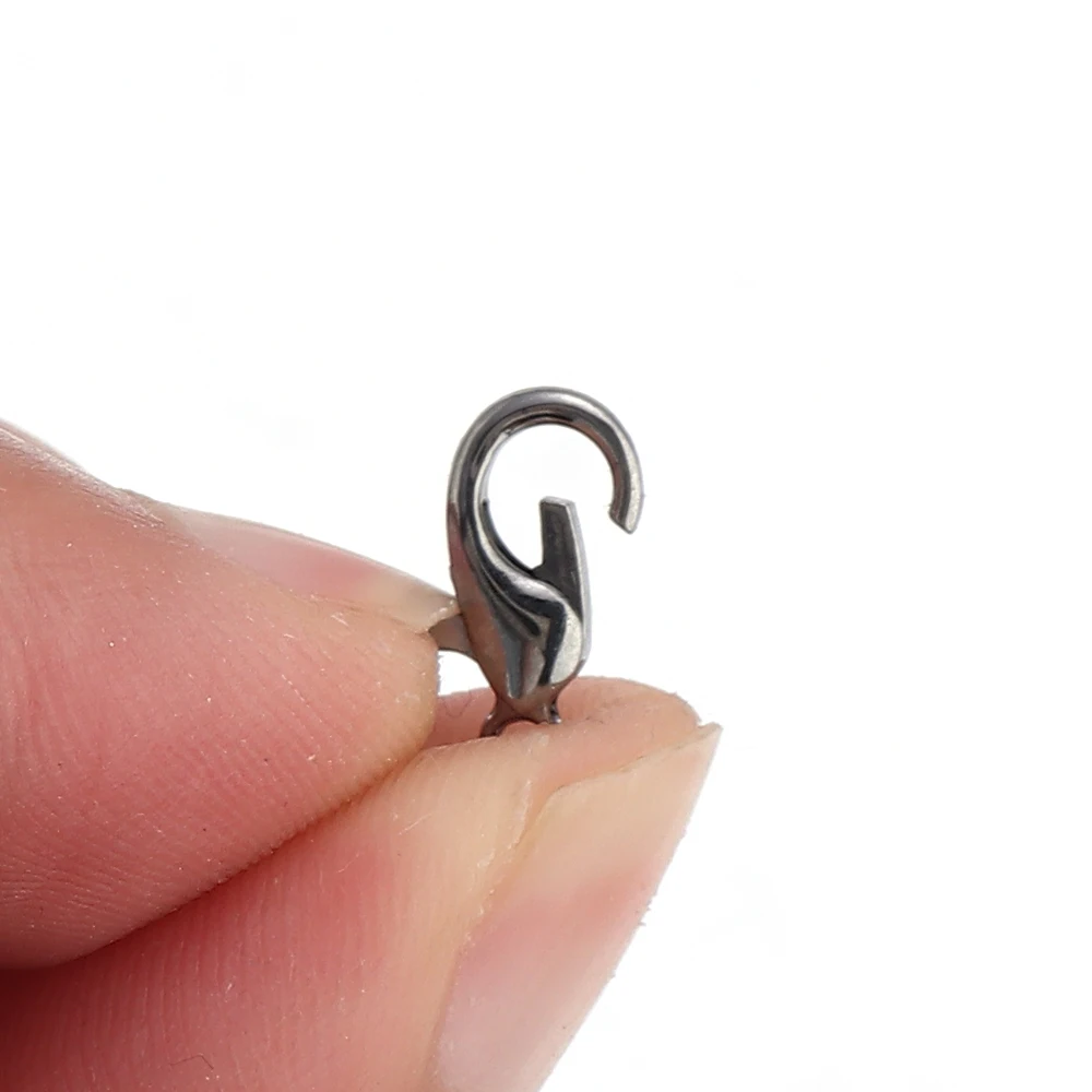 30/50Pcs Alloy Lobster Clasp Hooks Carabiner Connector Keychain Belt Buckle Accessories For Handbags DIY Craft Ornament Making - Image 4