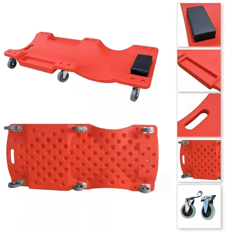 36 inch Car Repair Lying Board With LED Light Skateboard Spare Parts Repair Board Car Vehicle Service Maintenance Tool