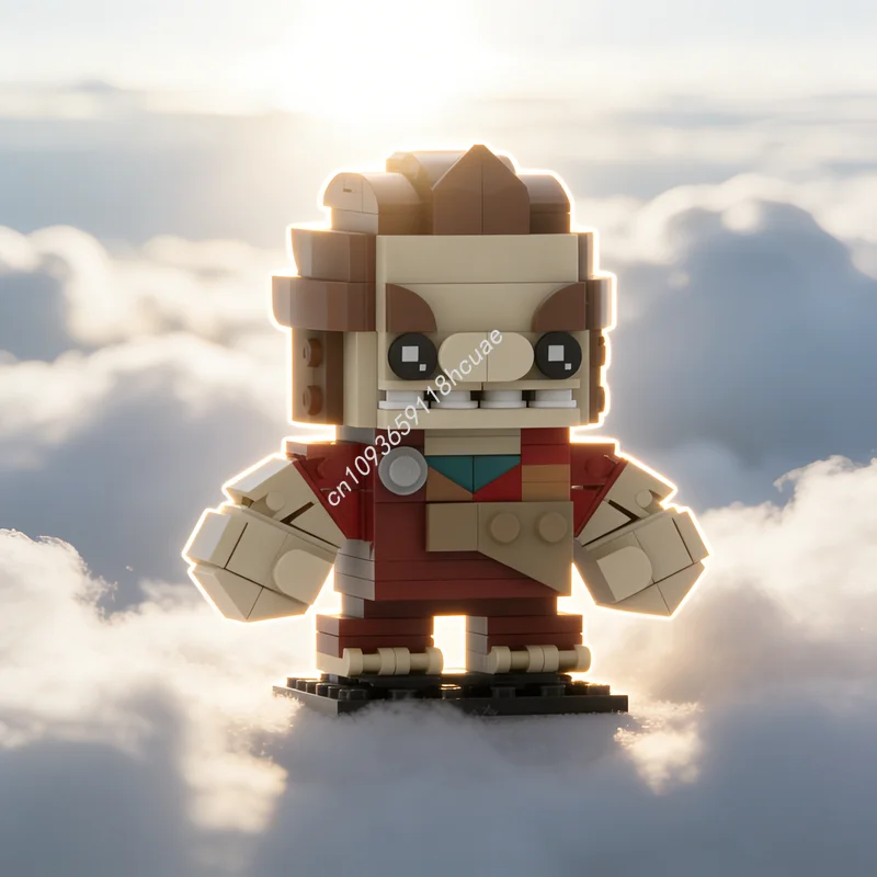 ตัวต่อ MOC Brickheadz 827 ชิ้น ชุด Wreck It Ralph ของเล่นตัวต่อสถาปัตยกรรม ของขวัญคริสต์มาส ไอเดียของเล่นเสริมพัฒนาการเด็ก