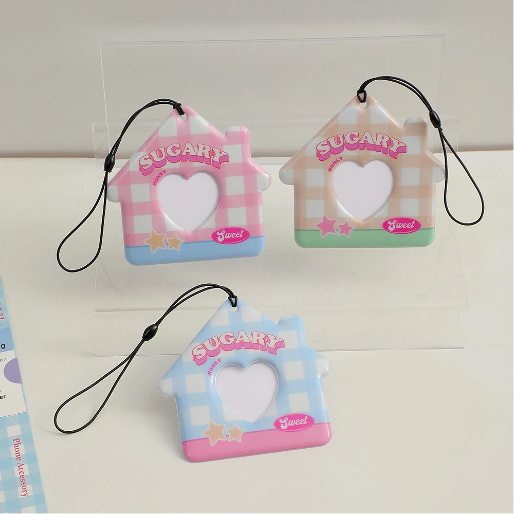 Photo Pocket Luggage Tag Idol Photo Display Photocards Protector Pendant Backpack Hanger Idol Photo Sleeves Goo Card Holder