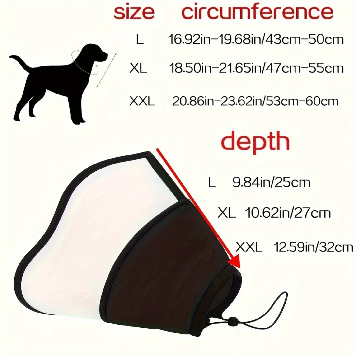 طوق مخروطي للحيوانات الأليفة للكلاب والقطط بعد الجراحة - سهل الغسل، غطاء حماية من Newpet