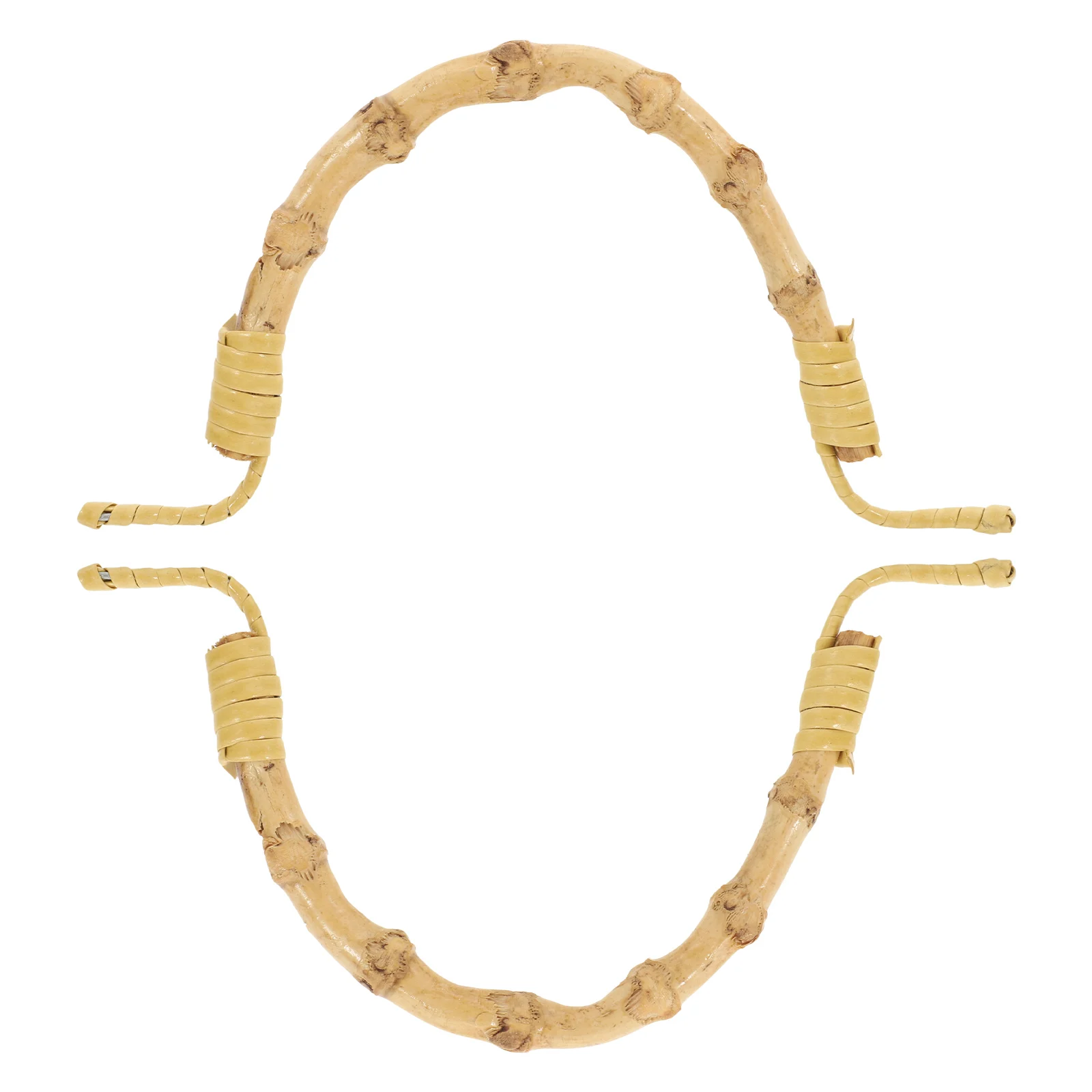 

2pcs Teapot Handle Accessories Bamboo Shaped Rattan Flower Replacement For Loose Tea Holder Upgrade Pitcher Infuser