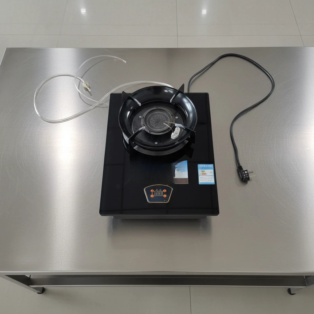 Single head stove Kitchen stove Tempered glass Household button-controlled new energy fuel household stove