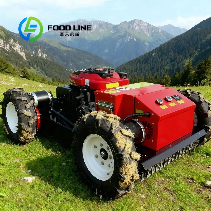Remote Control Lawn Mower For Park Scenic Area Large Area Grass Cutting For Tourist Attraction Site