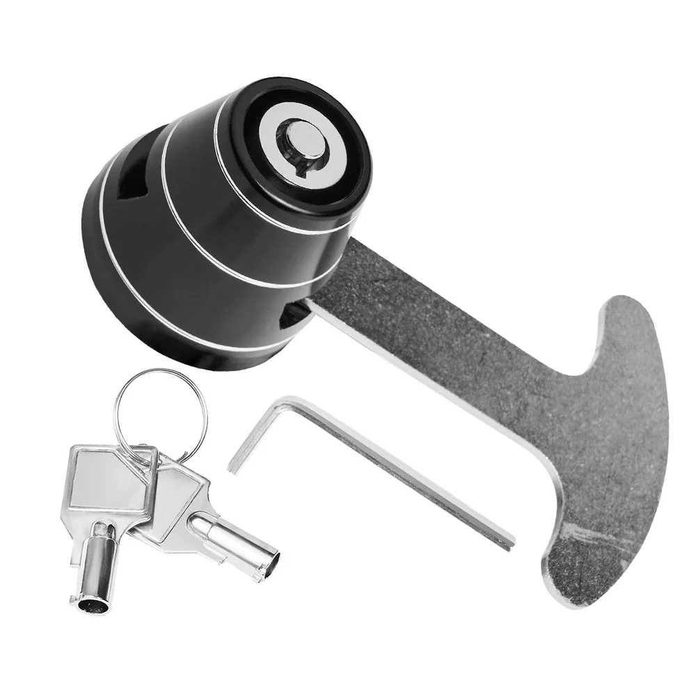 CNC Aluminum Handlebar Helmet Lock for Can Am Ryker Decorative Anti Theft Heavy Duty ATV Accessories