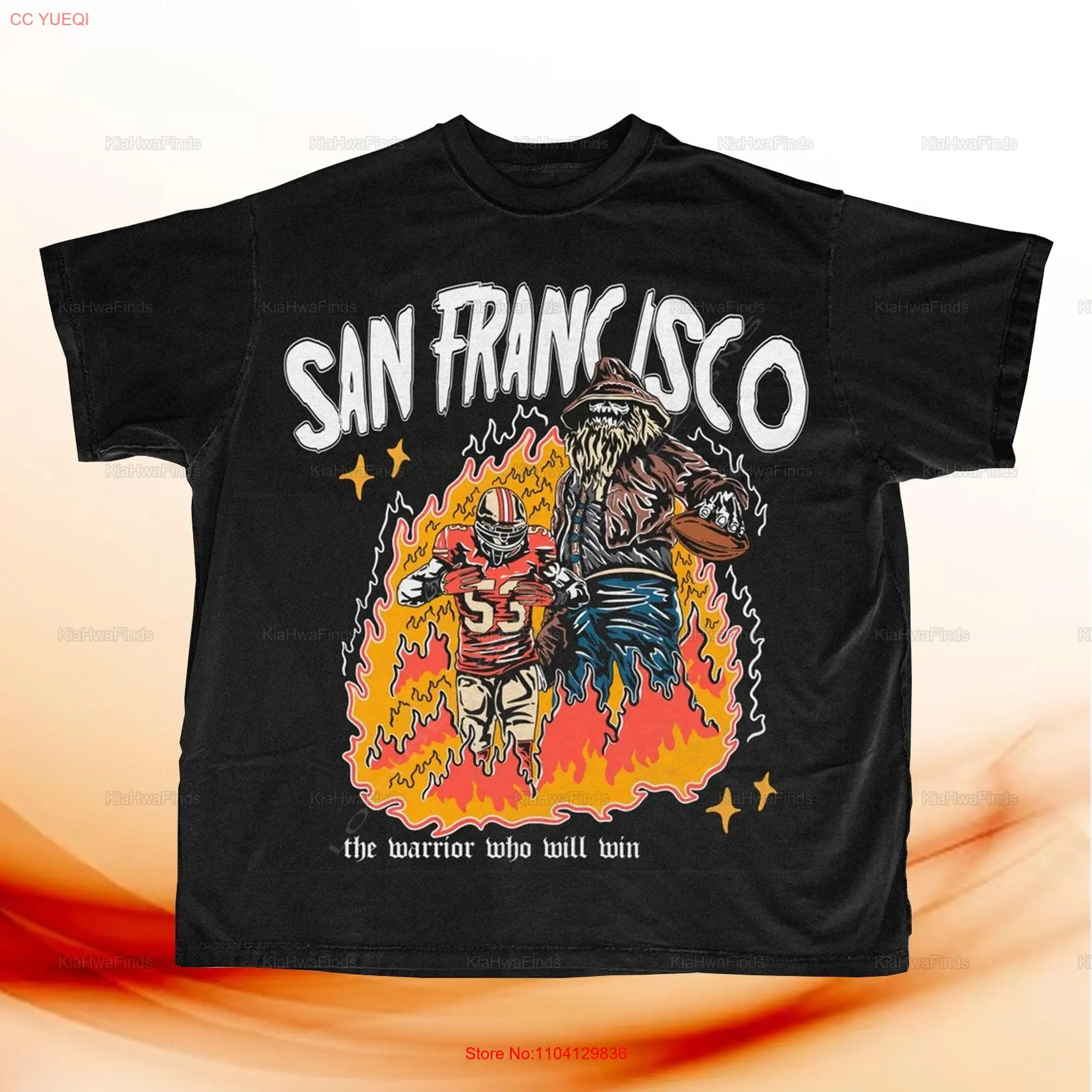 San Francisco T Shirt Basketball Bootleg long or short sleeves