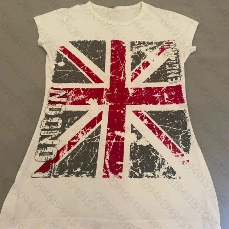 2000s Punk Women Short Sleeve Slim Vintage Graphic Baby Tees Sexy Streetwear Emo Girls Y2k Style Crop Tops Spider Graphic Tees image 3