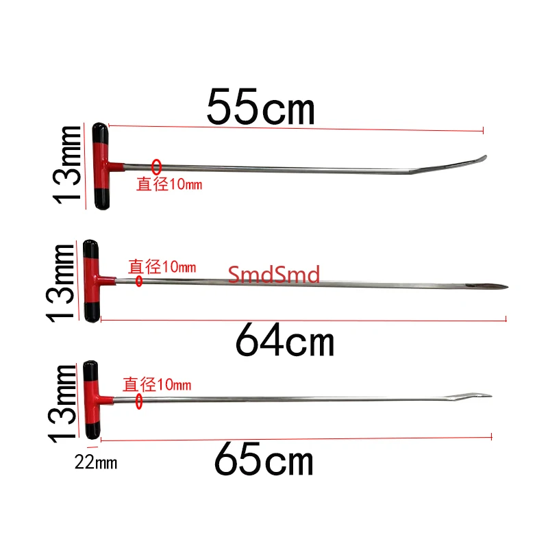 Refine Hook And Rod Tools Auto Hail Dent Hook Tools Paintless Dent Autobody Repair Rod Car Small Dent Removal Tools