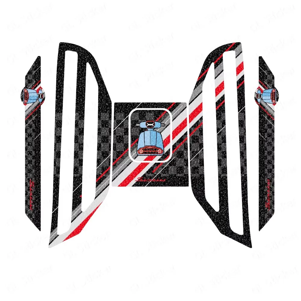 Suitable for Victoria 150Si 250Si 300i Pedal Decoration Decal Refit Motorcycle Modification Accessories Frosted Sticker Waterpro