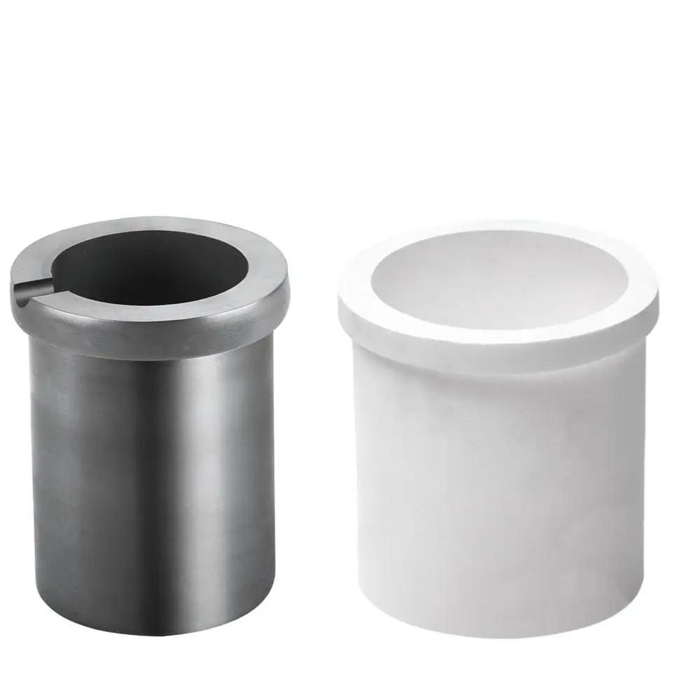 Professional Graphite Crucible For Induction Melting Furnace Durable Smelting Pot Laboratory Metal Casting Refining Vessel
