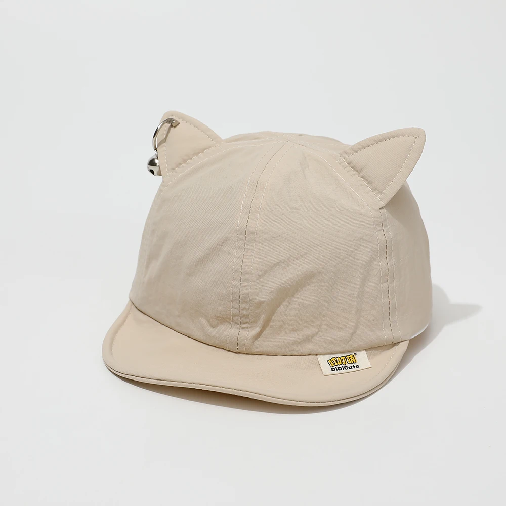 

Soft and cute cat ears with bells, quick-drying soft brim baseball cap. Lightweight and comfortable, available in multiple color