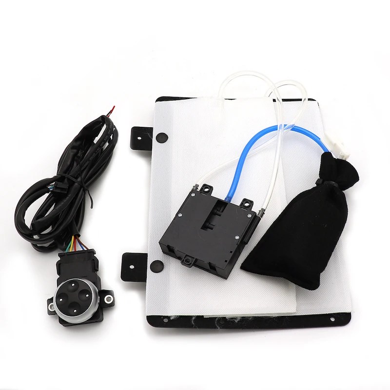 4-Ways Adjustable Pneumatic Air Bladder Car Seat Back Support System Lumbar Booster for Campervan Vehicle
