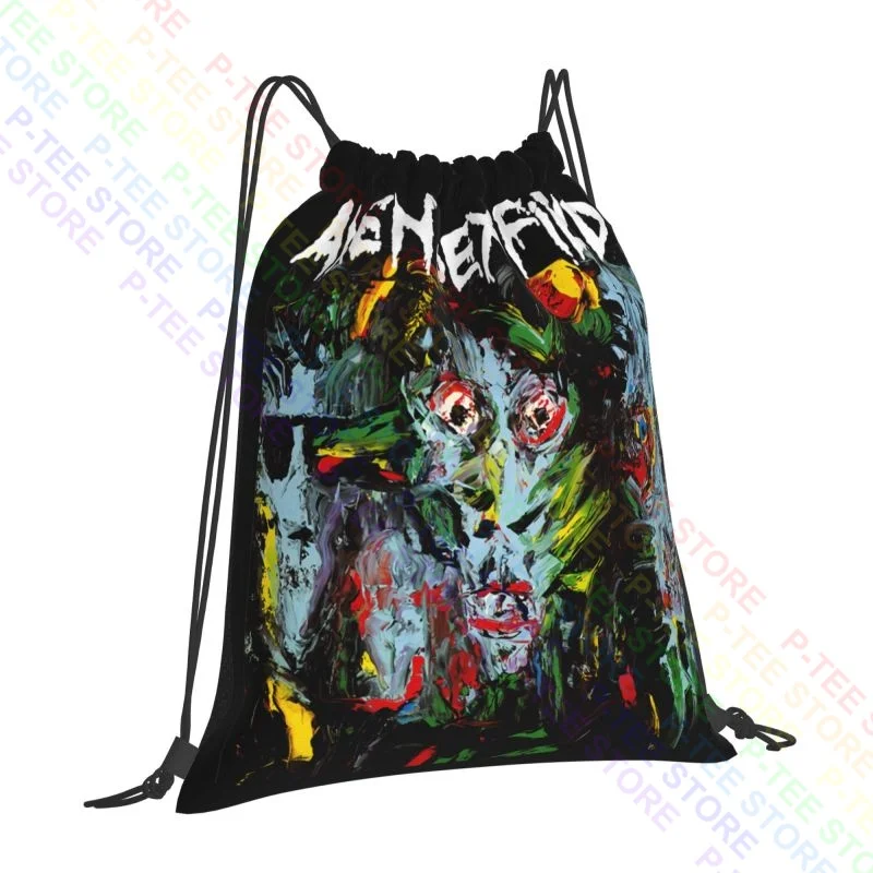 Alien Sex Fiend It Drawstring Bags Gym Bag Print Softback Sports Bag Large Capacity