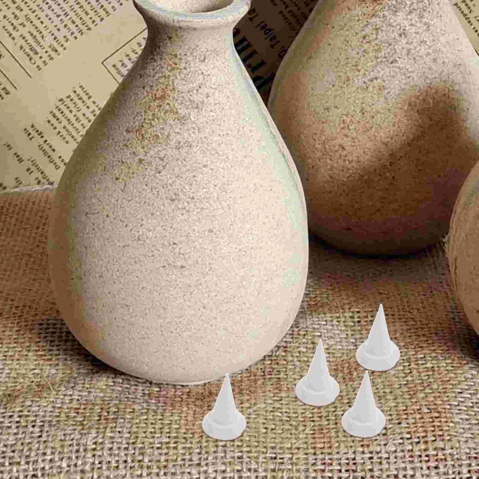 20 pezzi mini chiodi per forno in ceramica supporto punte da trapano per trampoli in ceramica strumenti ad alta temperatura