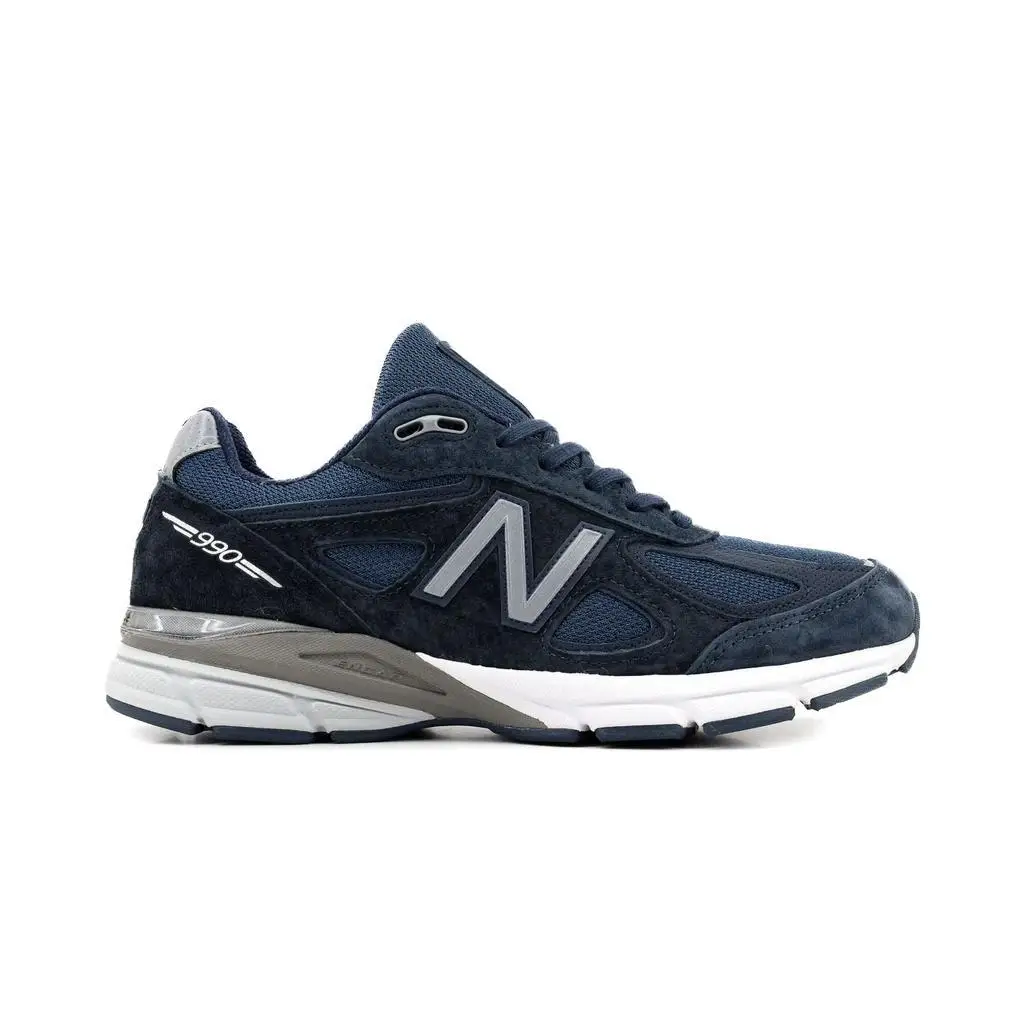 New Balance | 990 V4 Navy/Silver  U990NV4 Men's