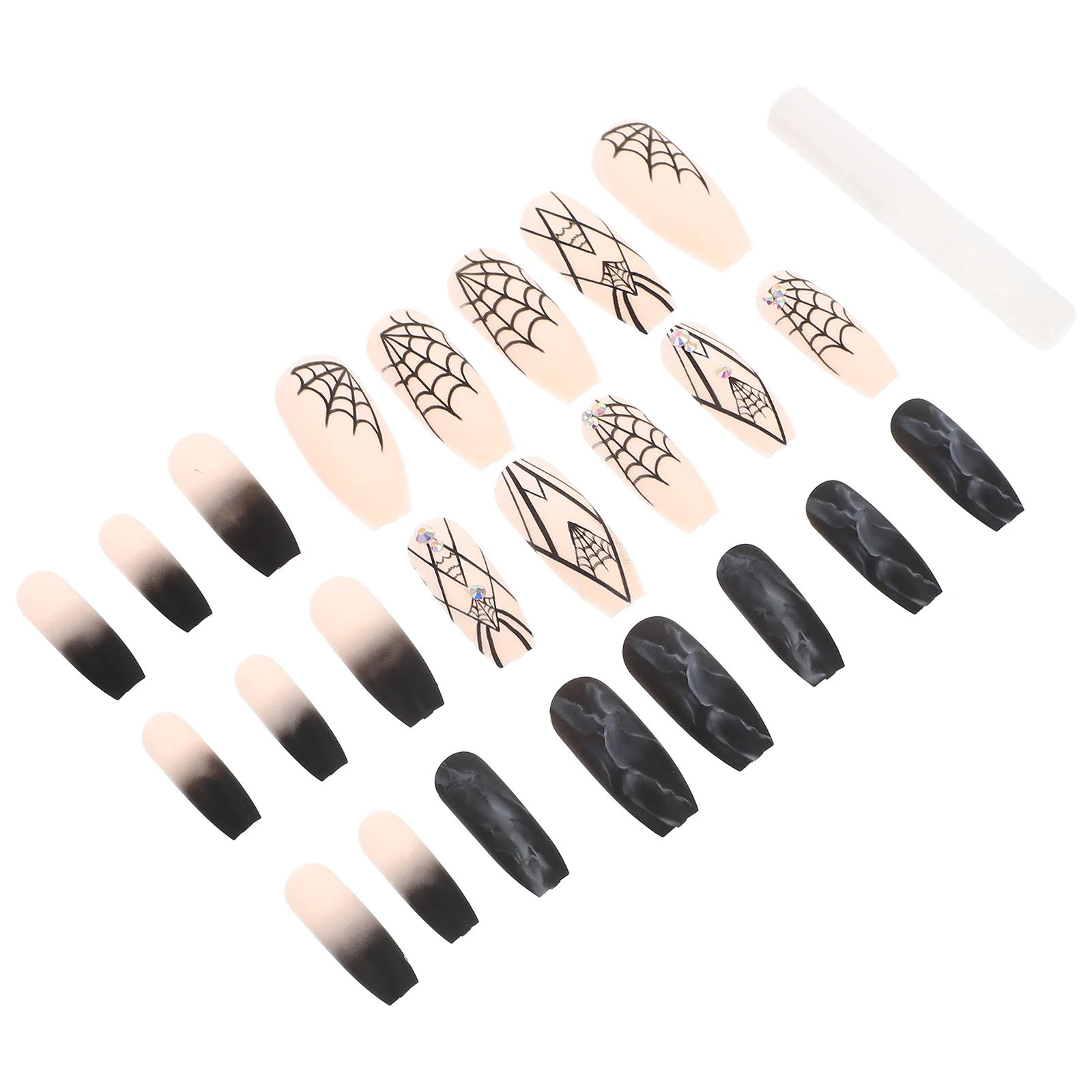 

Nail Supplies Fake Patch False Tips French Manicure Nails Kit Artificial for Women