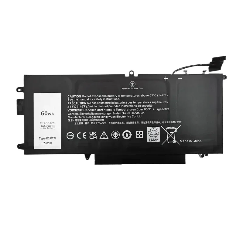 K5XWW 7.6V 7500mAh 60Wh Newly upgraded Replacement Laptop Battery for Dell Latitude 13 7389 7390 2-in-1 5289 2-in-1 71TG4 6CYH6