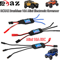 RCXAZ 18A Brushless ESC 5V/1A BEC 2-4S LiPo Electronic Speed Controller, suitable for 1/24 1/28 RC Cars WLtoys K989/k969 Kyosho