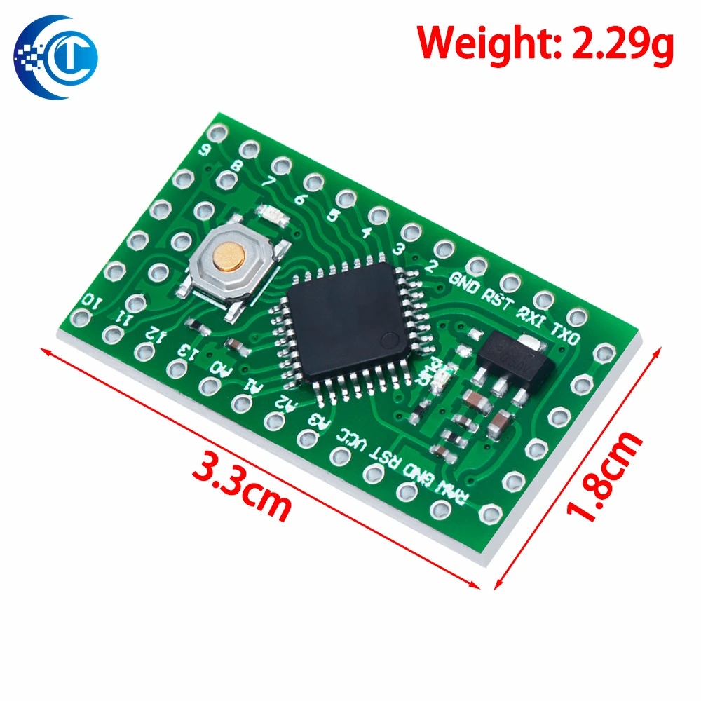 LGT8F328P LQFP32 MiniEVB 3.3V / 5V Replaces Pro Mini ATMEGA328P Fully Compatible For Arduino USE HT42B534-1 Driver