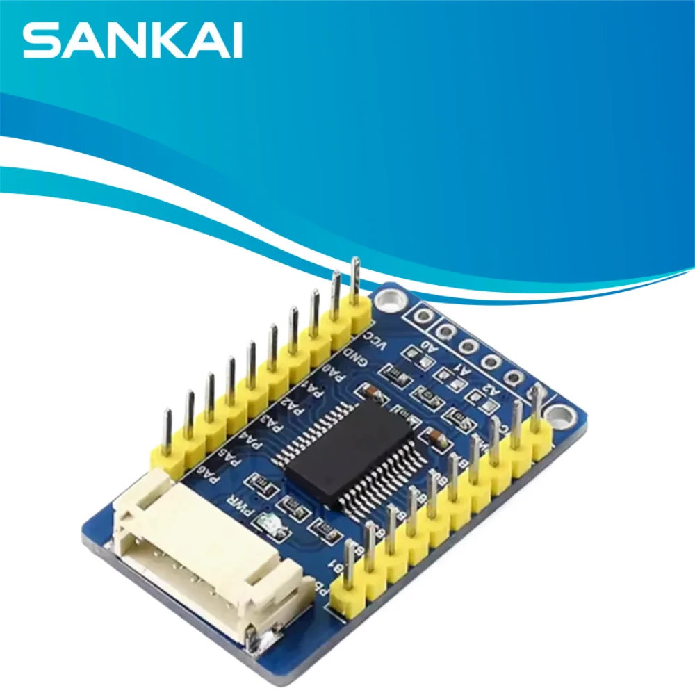 MCP23017 16-Channel I2C GPIO Expander, for Raspberry Pi/Micro:bit/STM32/Arduino