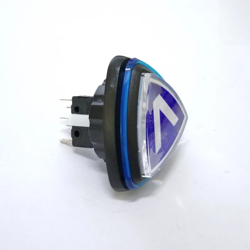 Arcade Game Parts Blue LED Star Button for Coin Operated Machines Motorcycle Racing Game Accessories