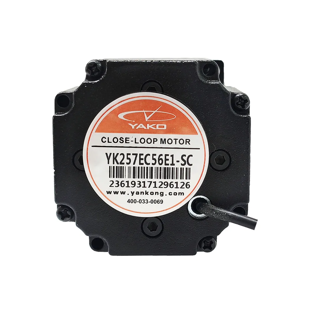 YAKO YK257EC56E1-SC Brake Closed Loop Stepper Motor Easy Servo Step With Encoder