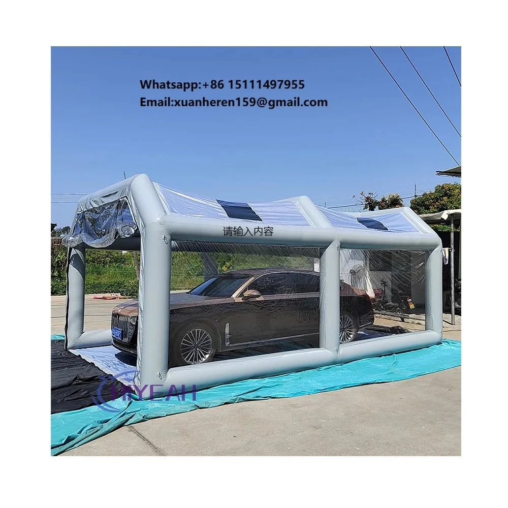 Hot Sale Free Standing Air Inflatable Car Cover PVC Airtight Inflatable Car Covers