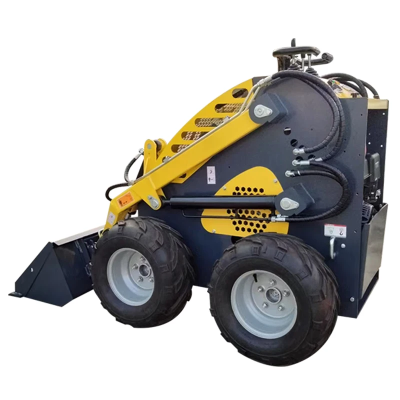 ที่กําหนดเองคุณภาพสูงยูโร 5 ขนาดเล็ก Slippage Loader 4WD โหลดรถขนส่ง EPA ไฮดรอลิก Crawler Mini Skid Steer Loader