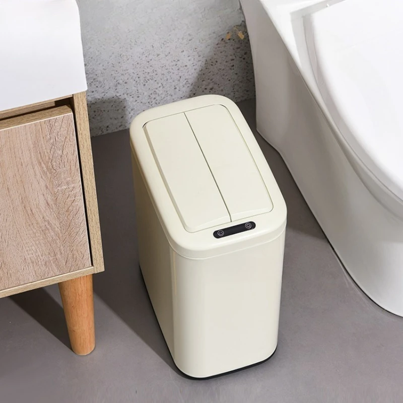 

Smart trash can household living room light luxury