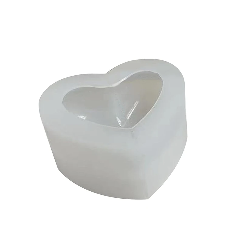 3D Love Heart Silicone Mold Aroma Plaster Candle Mould DIY Dessert Mousse Baking Pastry Candy Chocolate Moulds Cake Decoration image 5