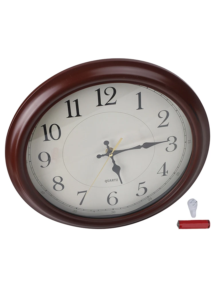 Battery Operated Wall Clock Office Decor Time Planning Tool Versatile Decorative Element Modern Decor As Shown