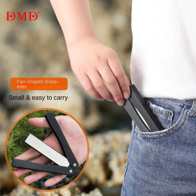 

Portable outdoor knife whetstone, double-sided diamond knife sharpener professional, sharpening stone, knife sharpening tool