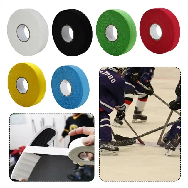1 Roll Professional Hockey Ice Hockey Tape Transparent Sports Tape High Adhesion Wear-resistant Anti Slip Protective Equipment 3
