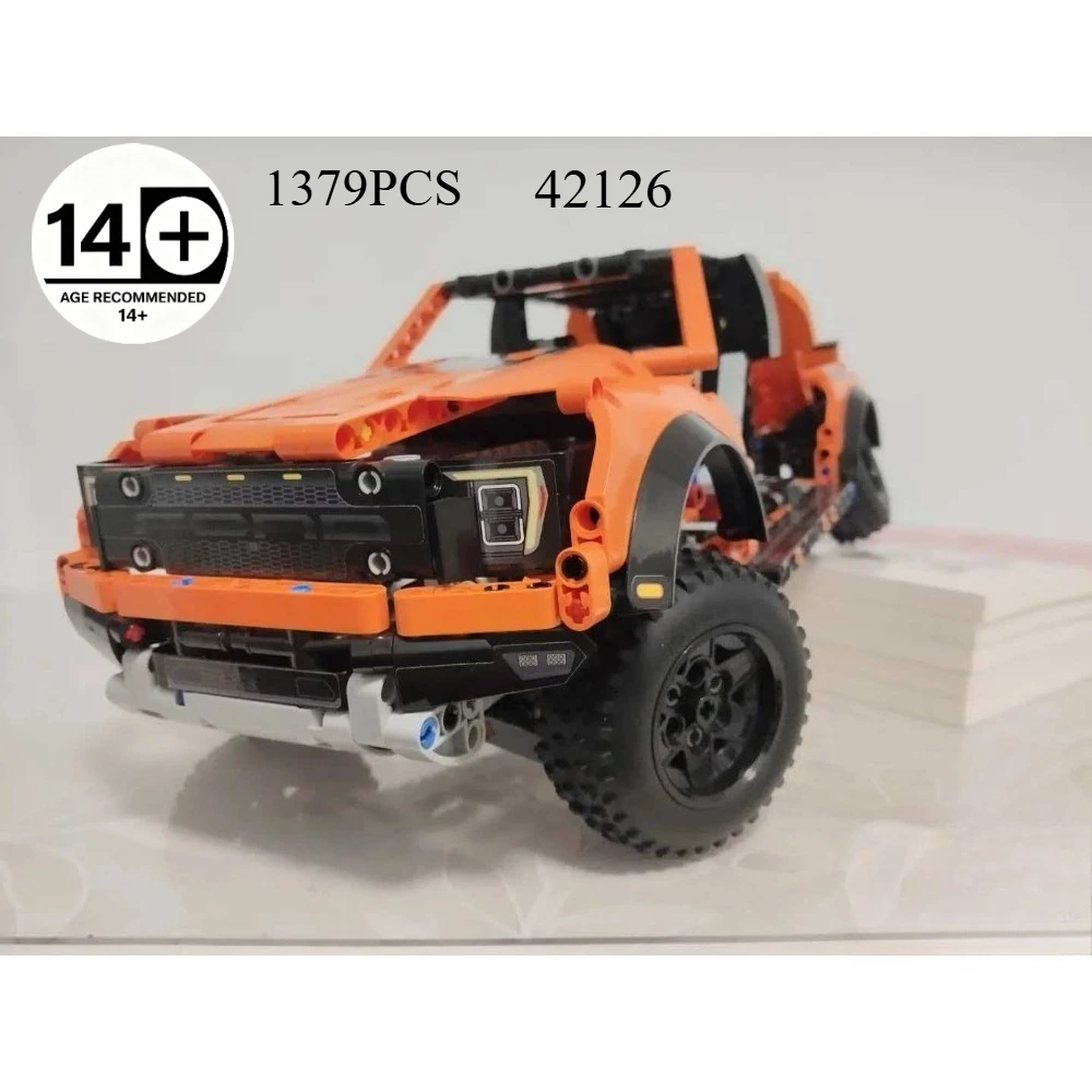 2026-hot-selling-42126-1379pcs-f-150-off-road-pickup-truck-educational-assembly-building-block-model-toy-for-fans