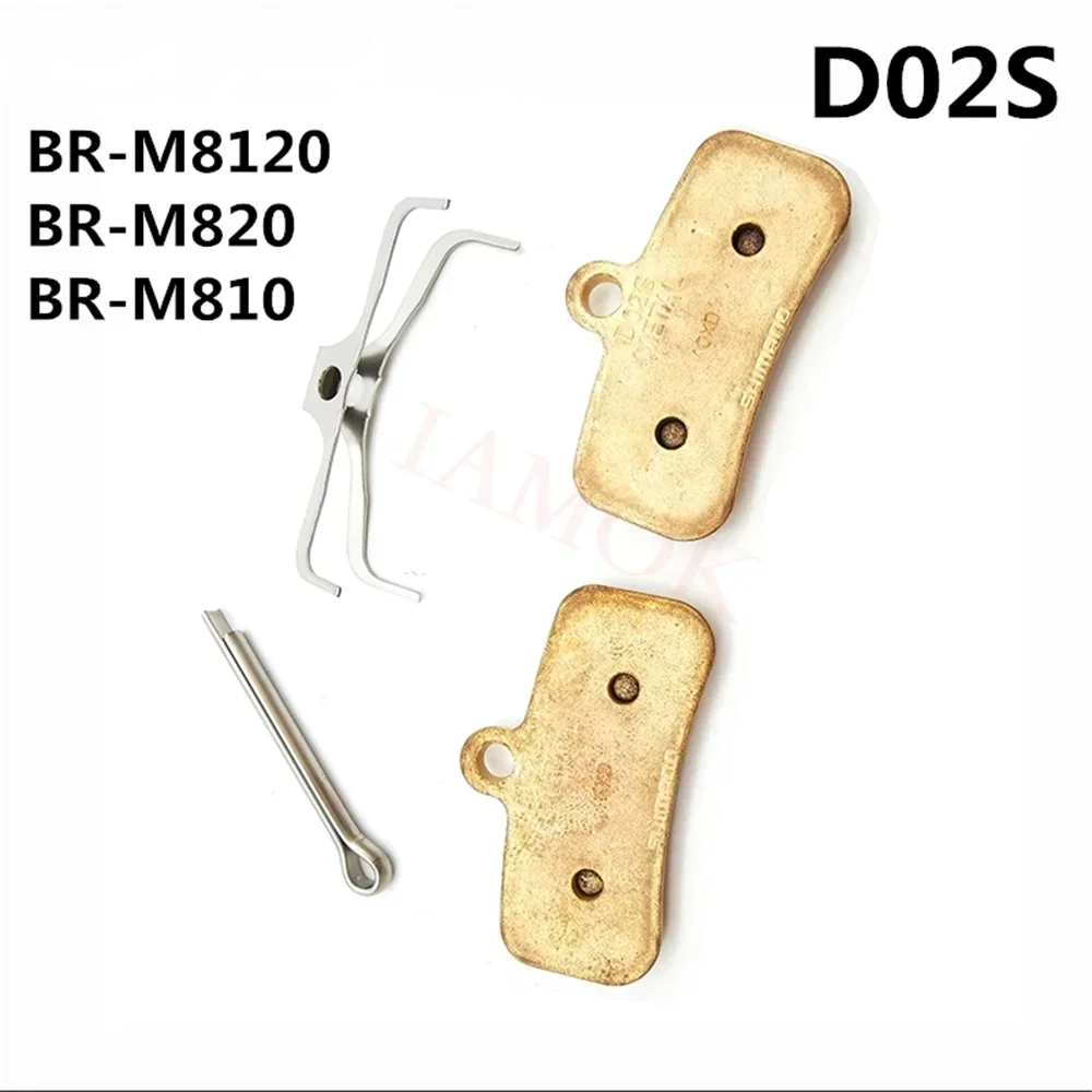 

DEORE XT Bike D02S Narrow Metal Disc Brake Pads Iamok For BR-M8120/M7120/M820/M810 with Spring 4-Piston Bicycle Parts