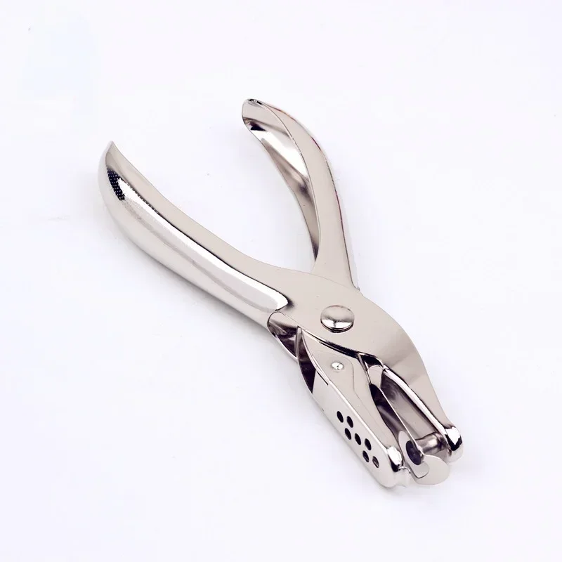 

Metal 6mm/3mm Hole Punch Pore Diameter Punch Pliers Single Hole Puncher Paper Scrapbooking Punches 1-8 Pages Paper Hole Puncher