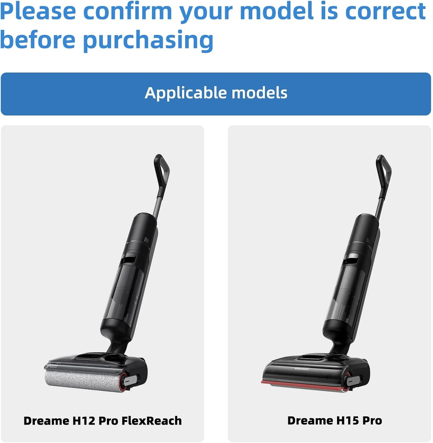 Brosse Microfibre Dreame Kit Pièces Rechange Dreame H12 Pro / H12 Dual – 2 Brosse Rotative + 2 Filtres HEPA + 1 Brosse Nettoyage Brosse Microfibre Dreame Kit Pièces Rechange Dreame H12 Pro / H12 Dual – 2 Brosse Rotative + 2 Filtres HEPA + 1 Brosse Nettoyage