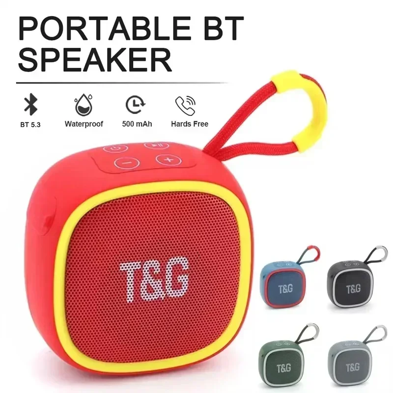 Outdoor Bicycle Riding TG659 Portable Bluetooth Speaker TWS Wireless Mini Bass FM Radio Soundbar Boombox Waterproof Loudspeaker